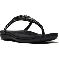 FitFlop Solay mixed-crystal toe-post sandals