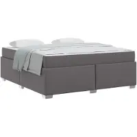 vidaXL Bedframe Grijs 180 x 200 cm Stof