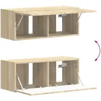 vidaXL Tv Wandkast Set 6 st Sonoma Eik