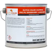 Dutch Color DCC PRO PU Wegenverf/Lijnenverf RAL 1023 | Verkeersgeel 20L