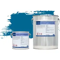 Wixx 2K PU Wegenverf Lijnenverf RAL 5017 | Verkeersblauw 10L