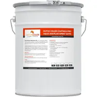 Dutch Color DCC PRO Aqua Houtlak Spray Satin RAL 9016 | Verkeerswit 2.5L