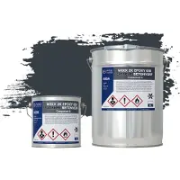 Wixx 2K Epoxy 650 Extreme Betoncoating RAL 7021 | Zwartgrijs 10L