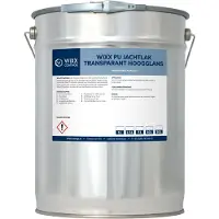 Wixx PU Jachtlak Transparant Hoogglans 20L