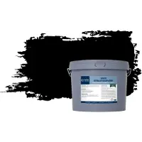Wixx Structuurverf Mat - 10L RAL 9005 | Gitzwart 10L
