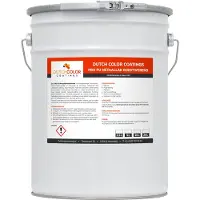 Dutch Color DCC PRO PU Metaallak Roestwerend RAL 9005 | Gitzwart 10L