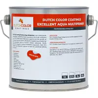 Dutch Color DCC Excellent Aqua Multiprimer RAL 7021 | Zwartgrijs 5L