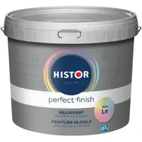 Histor Perfect Finish Muurverf Reinigbaar Matt RAL 9003 | Signaalwit 10L