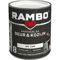 Rambo Pantserlak Deur en Kozijn Wit 1.5L