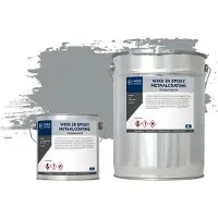 Wixx 2K Epoxy Metaalcoating RAL 7042 | Verkeersgrijs A 5L