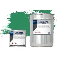 Wixx 2K Epoxy Metaalcoating RAL 6024 | Verkeersgroen 5L