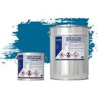 Wixx 2K PU 450 Betoncoating RAL 5017 | Verkeersblauw 5L