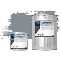 Wixx 2K Epoxy Metaalcoating RAL 7046 | Telegrijs 2 10L