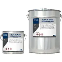 Wixx 2K Epoxy Metaalcoating RAL 8012 | Roodbruin 10L