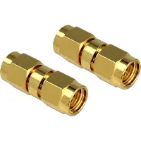 DeLOCK SMA koppelstuk - SMA Stekker naar SMA Stekker - 50 Ohm