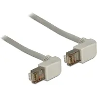 DeLOCK Network cable RJ45 Cat.5e SF/UTP upwards / upwards angled 2 m
