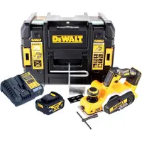 DeWalt DCP 580 M1 accuschaafmachine 18V 82mm + 1x accu 4.0Ah + lader + TSTAK