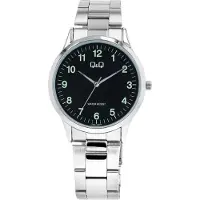 Q&Q Analoog horloge zwart / zilver
