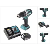 Makita DHP 484 RG1 accu klopboormachine 18 V 54 Nm borstelloos + 1x oplaadbare accu 6.0 Ah + lader