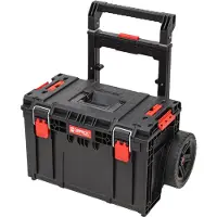 Qbrick PRIME Kar Stapelbaar 590 x 425 x 660 mm 37 l IP66 100 kg draagvermogen met dubbele telescopische aluminium handgreep