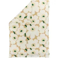 Marimekko Unikko dekbedovertrek 150x210 cm Sand-off white-hay-emerald
