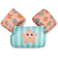 Swim Essentials - Jumper zeedieren - Zwemvest - Drijfvest kind - Reddingsvest - 2-6 jaar - Foam - groen - oranje