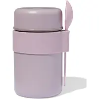 HEMA Voedselcontainer 450ml rvs roze (roze)