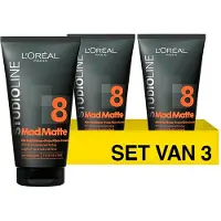 L'Oréal 3x Studio Line Matt & Messy Zero Shine Fibre Paste 150 Ml