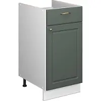 Vicco Onderkast voor spoelbak/kookplaat Fame-Line, Groen-Goud Landhuis/Wit, 40 cm zonder werkblad