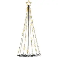 Lumineo Metalen kerstboom met verlichting | | 1.8 meter