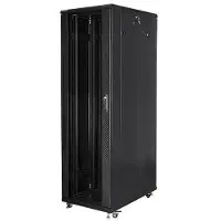 Lanberg Free-standing rack 19'' demounted flat pack 42U/800x1000mm black