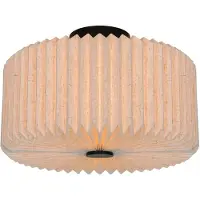 Nordlux Vivienne LED Plafondlamp | 1x E27 Max 15W | Dimbaar | Zwart