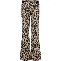 Protest PRTClassys JR skibroek beige/zwart Meisjes Softshell Dierenprint - maat 116