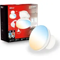 Briloner Raven - Plafondventilator met verlichting - LED plafondlamp met ventilator - ventilator lamp zomer- en wintermodus - dimbaar - CCT - Ø44cm - wit