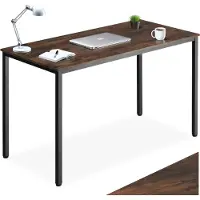TecTake - Bureau "Vanport" industrieel donkerbruin - 120 x 60 x 75,5 cm - 404419