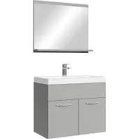 Badplaats Badkamermeubel montreal set 02 60 x 35 cm mat badmeubel met