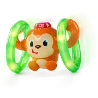 Bright Starts Activiteitenspeelgoed - Rol & Light Aapje - - OneSize - Activiteitenspeelgoed