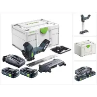 Festool ISC 240 EB-Basic accu-isolatiezaag 18 V 240 mm + 2x accu 3.0 Ah + lader + Systainer