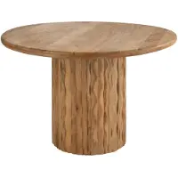 Jline eettafel Curbe Rond - hout - naturel