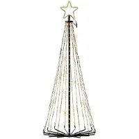 Lumineo Metalen kerstboom met verlichting | | 1.5 meter