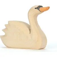 Ostheimer houten speelfiguur zwaan kop hoog multicolor speelgoed.