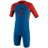 O'Neill Reactor Spring 2 Mm Junior Shorty Met Korte Mouwen En Rits Op De Rug