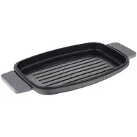 Bergner Infinity Chefs Grillplaat 42 X 22 Cm - Gegoten Aluminium - Soft-Touch Handvaten
