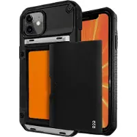 R2B iPhone 12 + 12 Pro Hoesje met Pasjeshouder - Incl. Screenprotector - 4 Pasjes