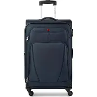 Wenger Beaumont 4 wielen Trolley L 78 cm met uitbreidingsplooi blauw