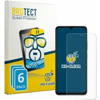 BROTECT - Screenprotector voor Lava Bold N2 - Folie Beschermfolie transparant 6 Stuks