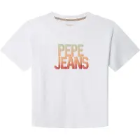Pepe Jeans Sage T-shirt Met Korte Mouwen Wit 14 Years Jongen