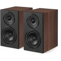 Wharfedale Diamond 12.0i Boekenplank Speakers – Stereo Hifi Set – 2-weg Luidsprekers – Compact Formaat – Passieve Speakers – Walnoot
