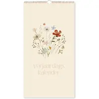 Jots Verjaardagskalender - Wilde Bloemen - zonder jaartal - 16x30cm