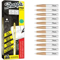 Sharpie soft wax marker - wit